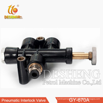 Air Interlock Valve Button Plunger Pneumatic